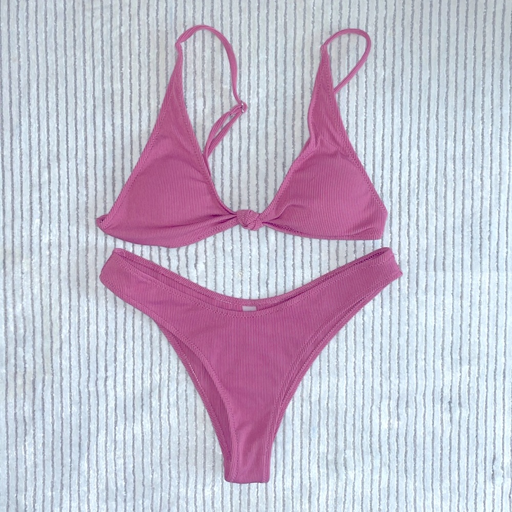 NWOT Zaful Bikini in Pink/Mauve - Size: S / US 4
